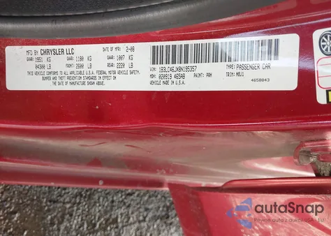 2008 Dodge Avenger Se from USA, damaged, VIN 1B3LC46JX8N195357